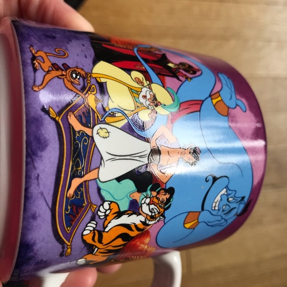 Vtg NIB Mint Walt Disney ALADDIN 1996 Ceramic Mug - Picture 4 of 8